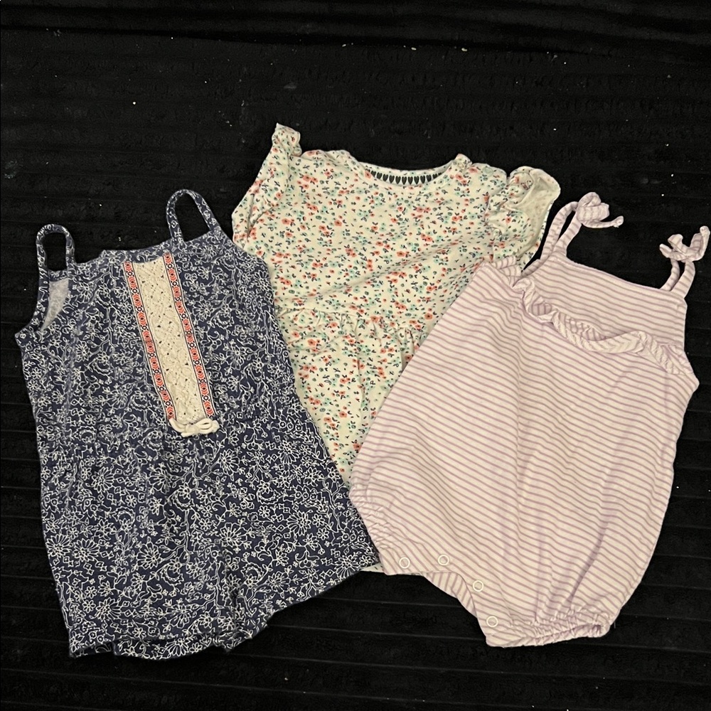 Summer Rimper/Dress Set